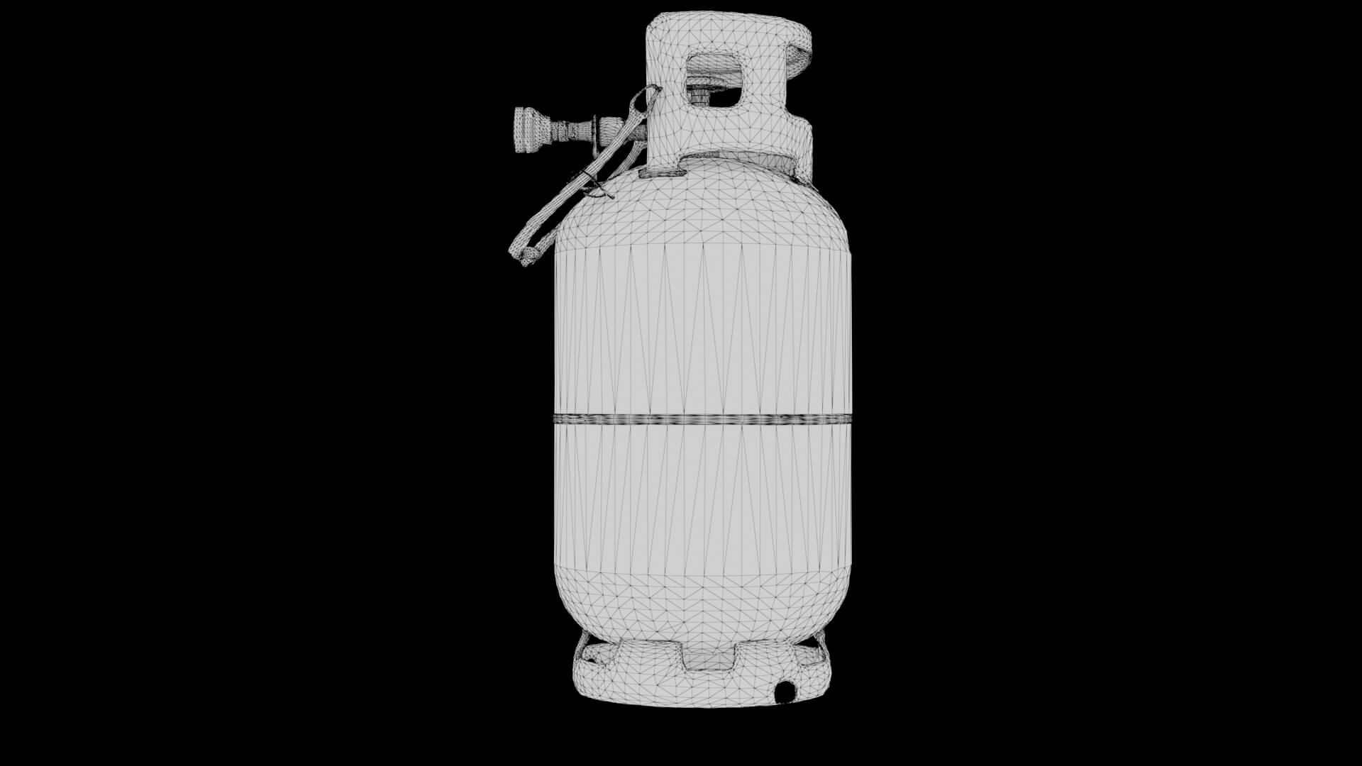 Propane Cylinder 3D Model