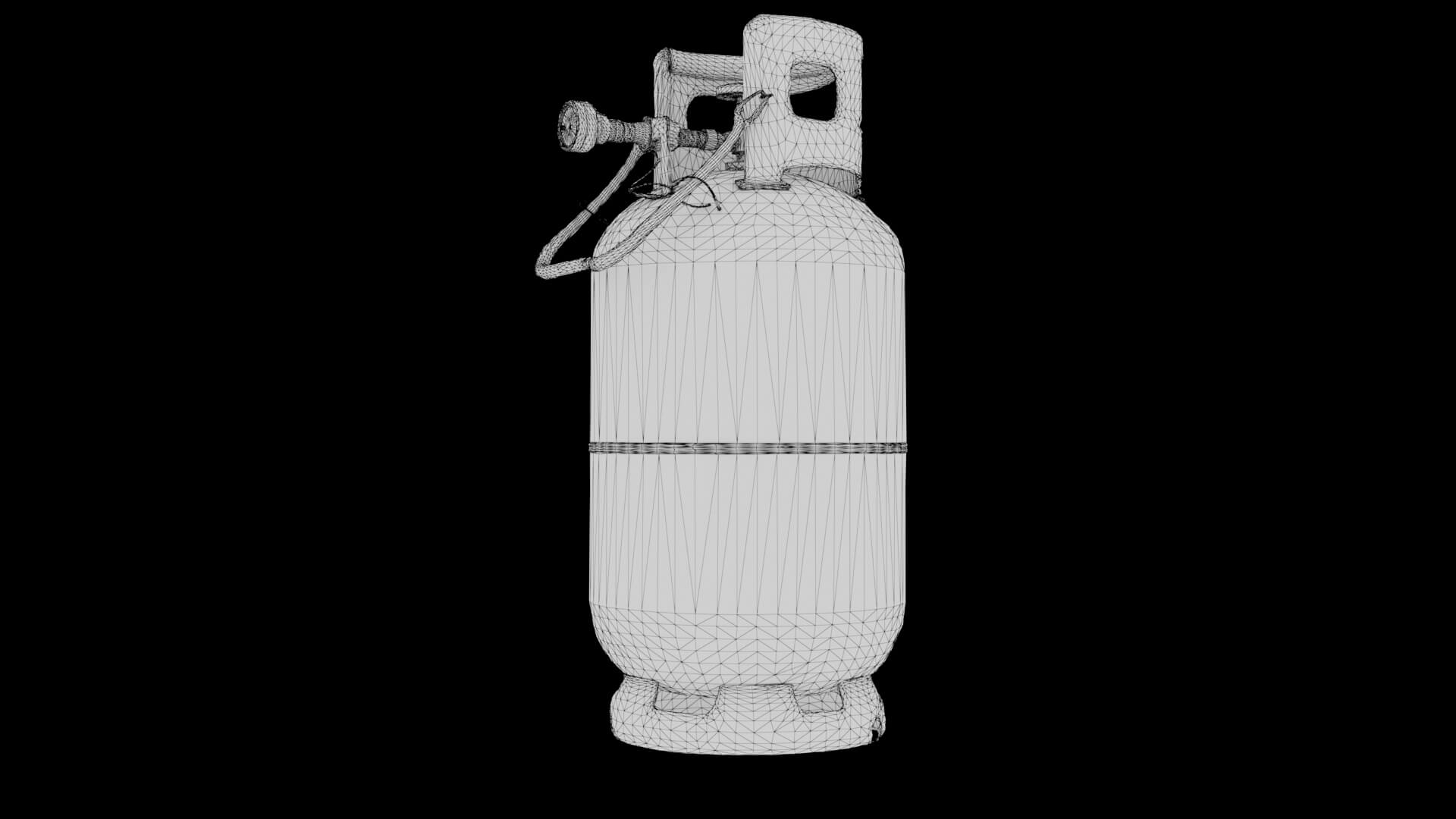 Propane Cylinder 3D Model
