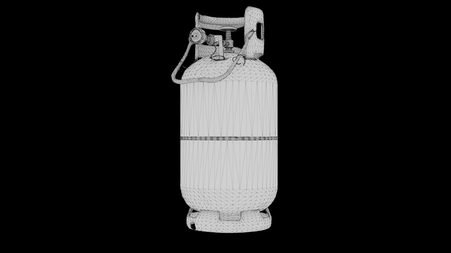 Propane Cylinder 3D Model