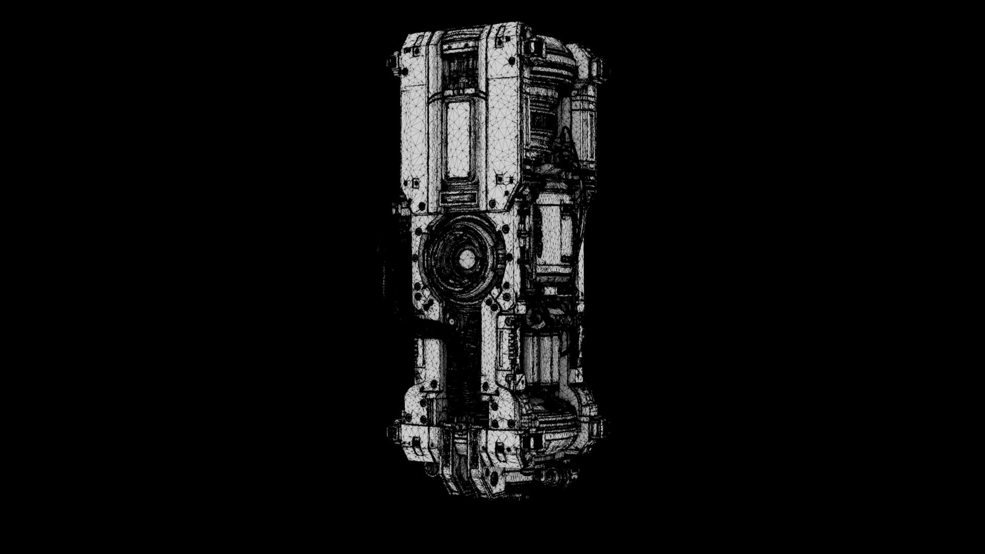 Quantum Core Monolith 3D Model
