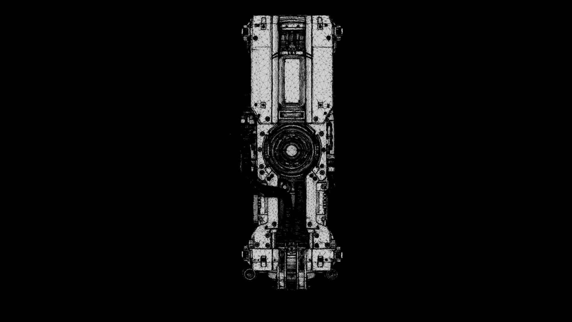Quantum Core Monolith 3D Model