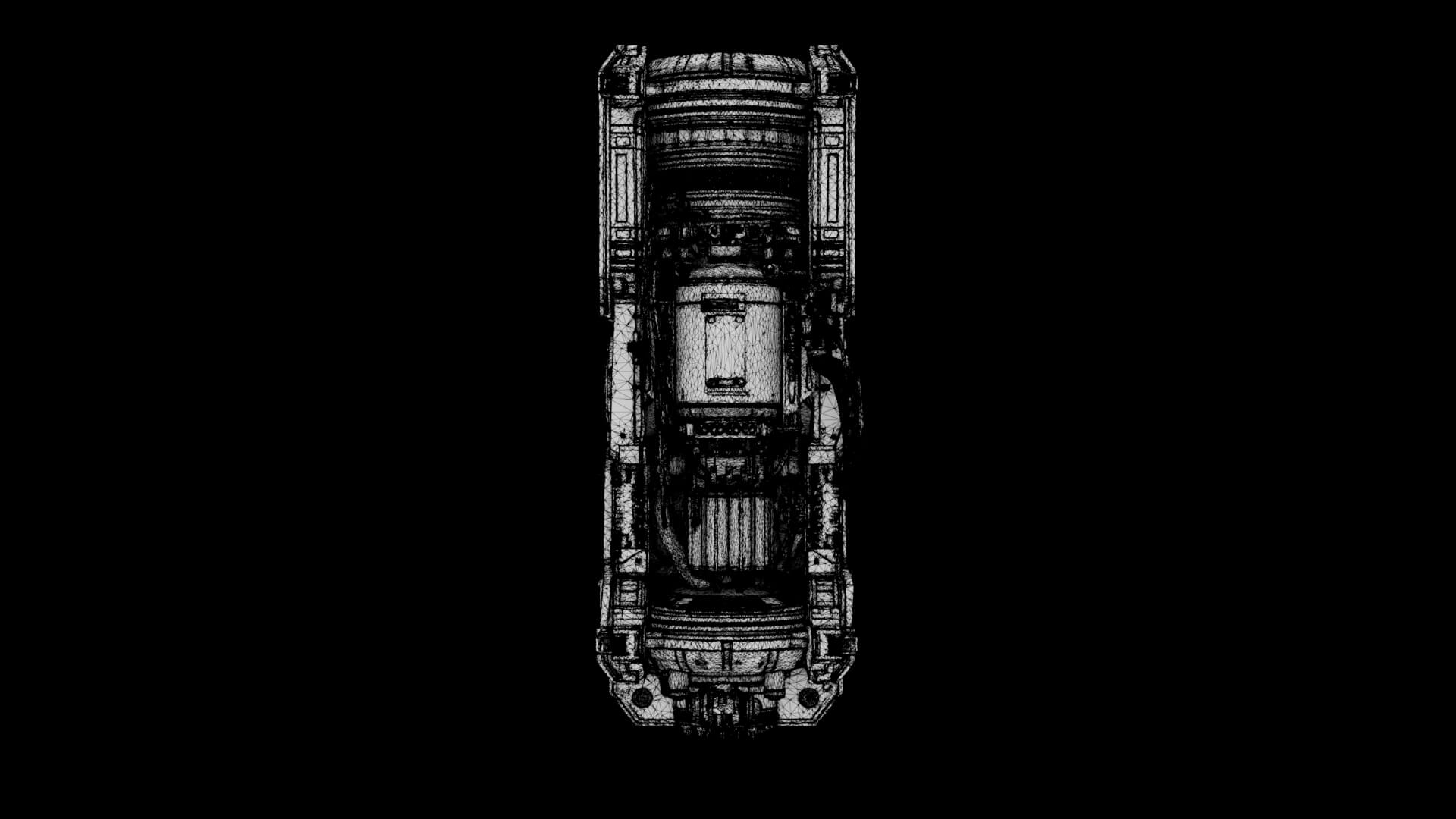 Quantum Core Monolith 3D Model