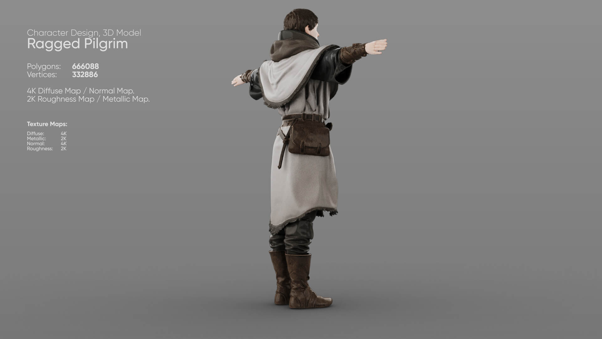 Ragged Pilgrim 3D Model