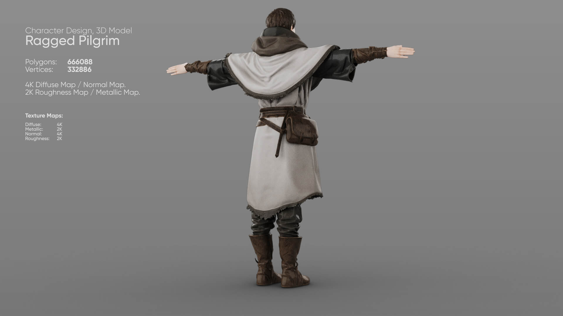 Ragged Pilgrim 3D Model