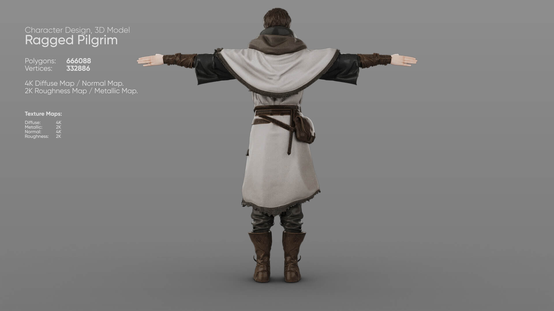 Ragged Pilgrim 3D Model