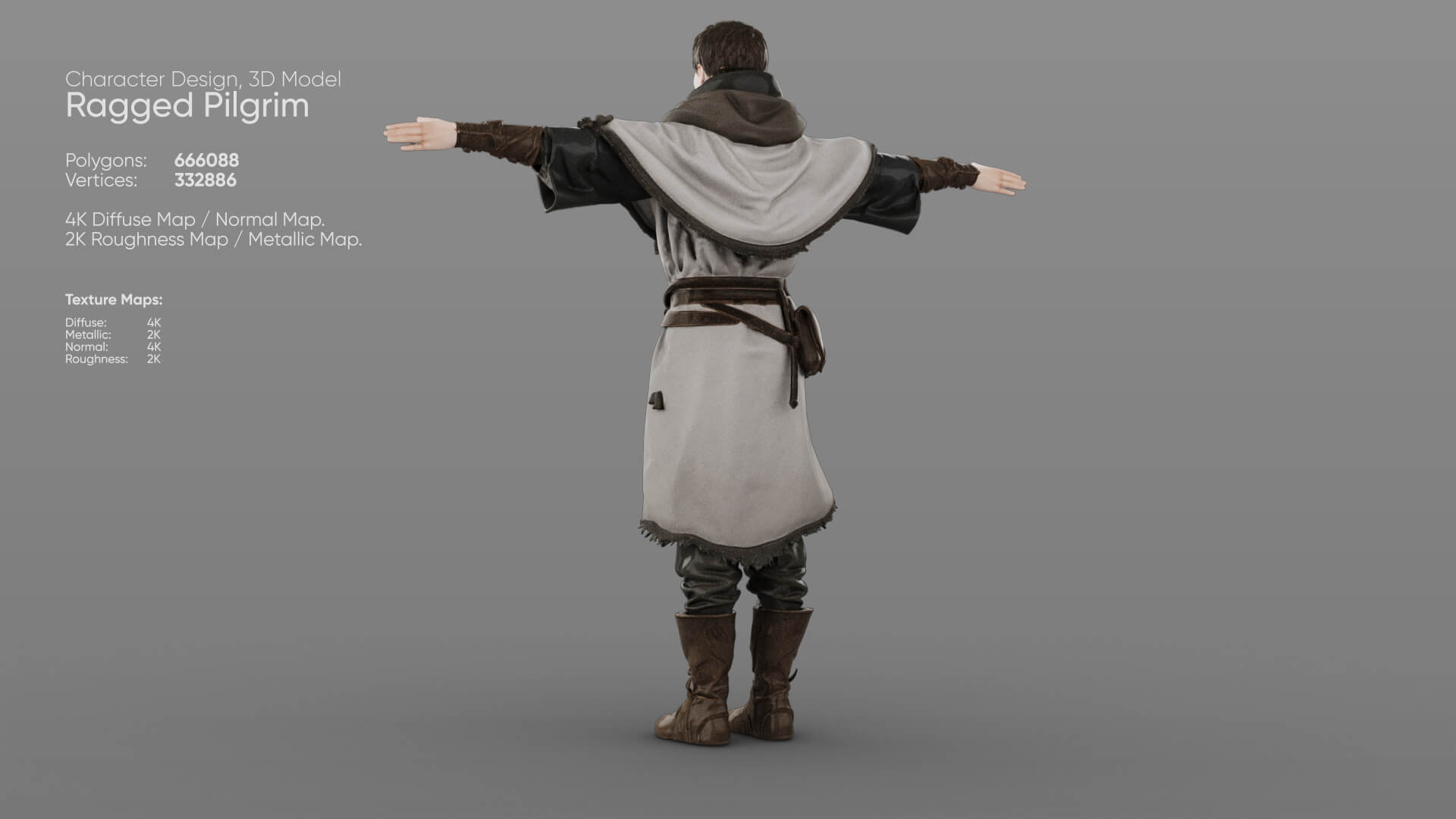 Ragged Pilgrim 3D Model