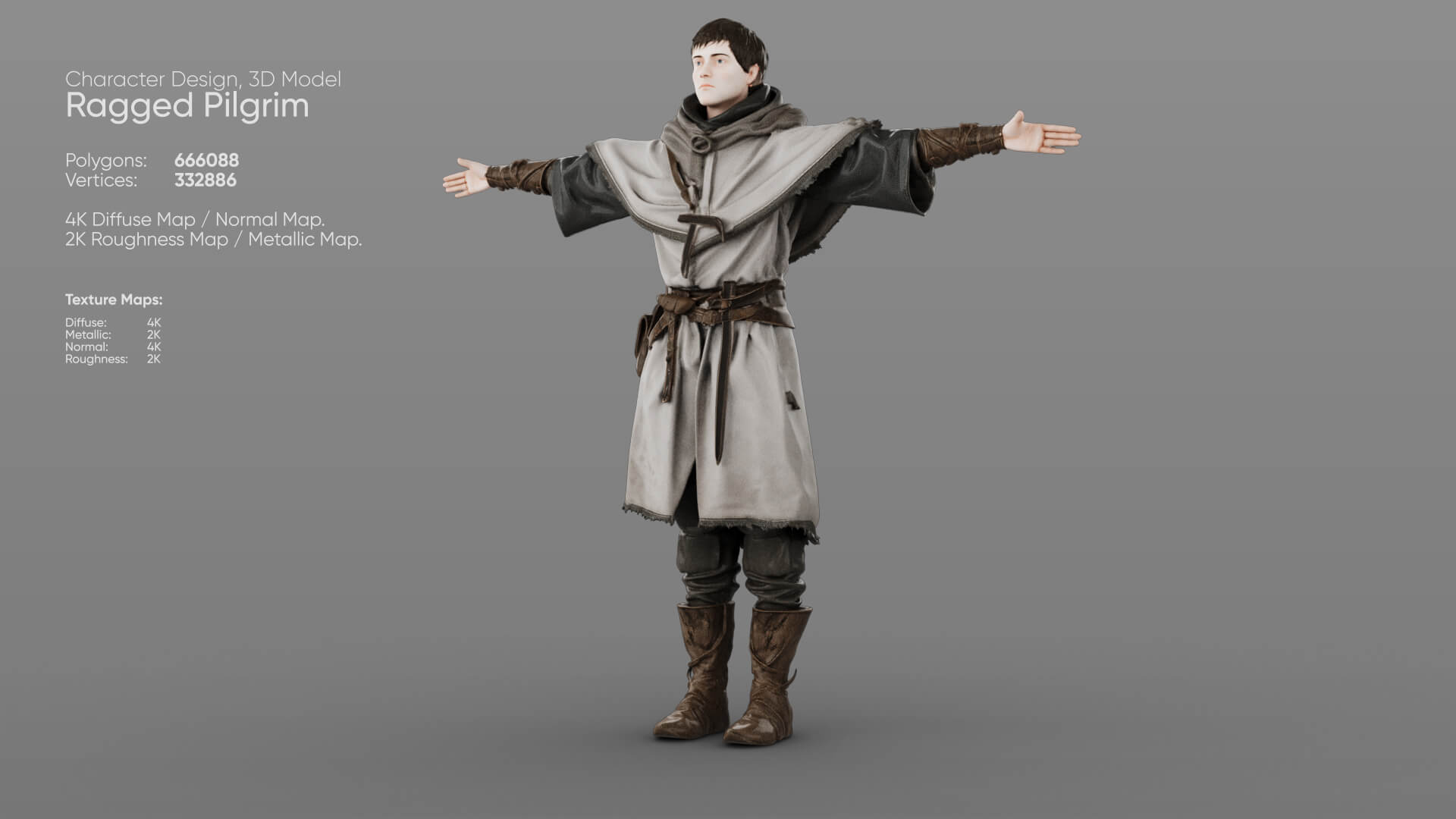 Ragged Pilgrim 3D Model