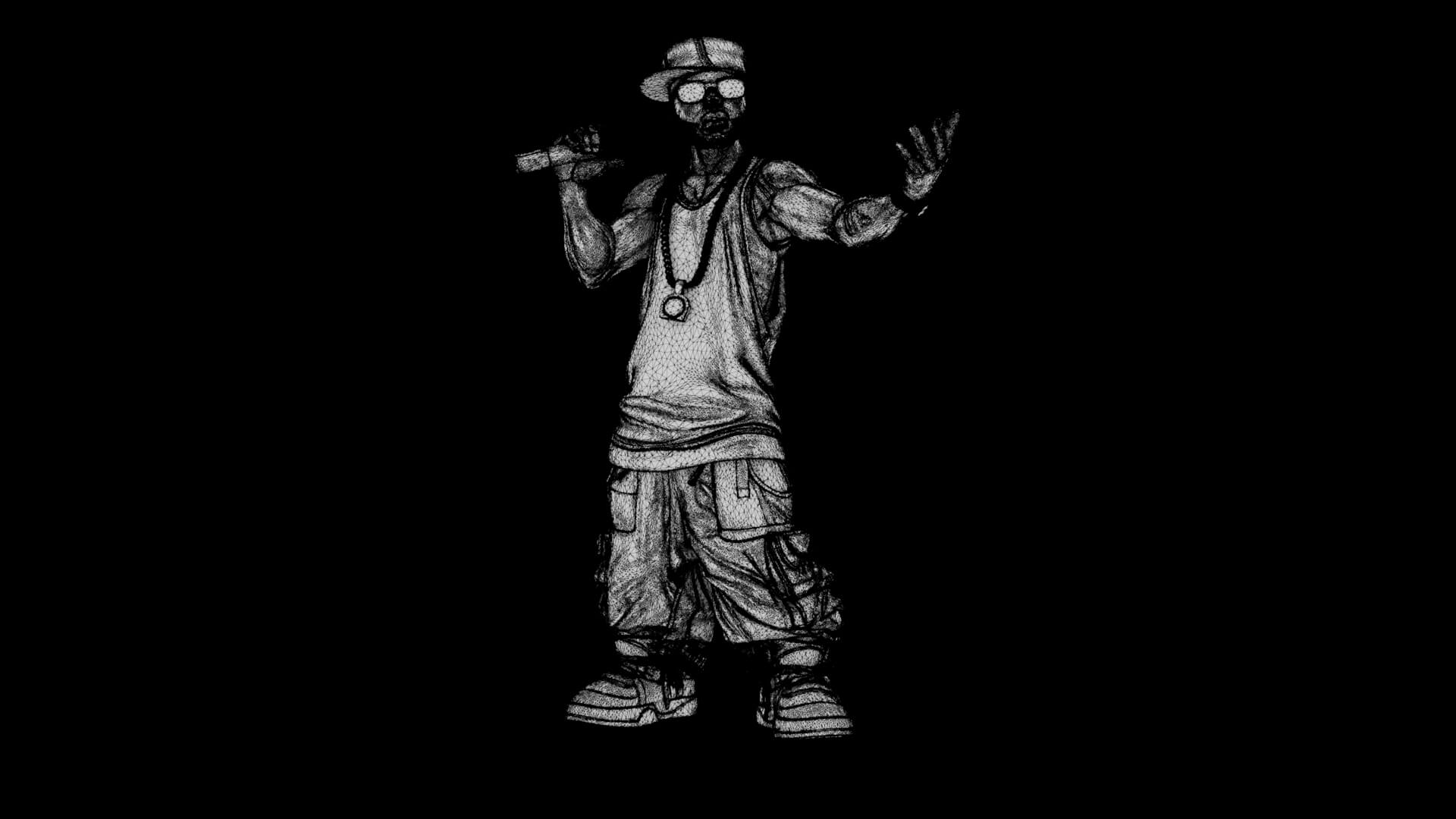 Rapper 3D Model 3D Model