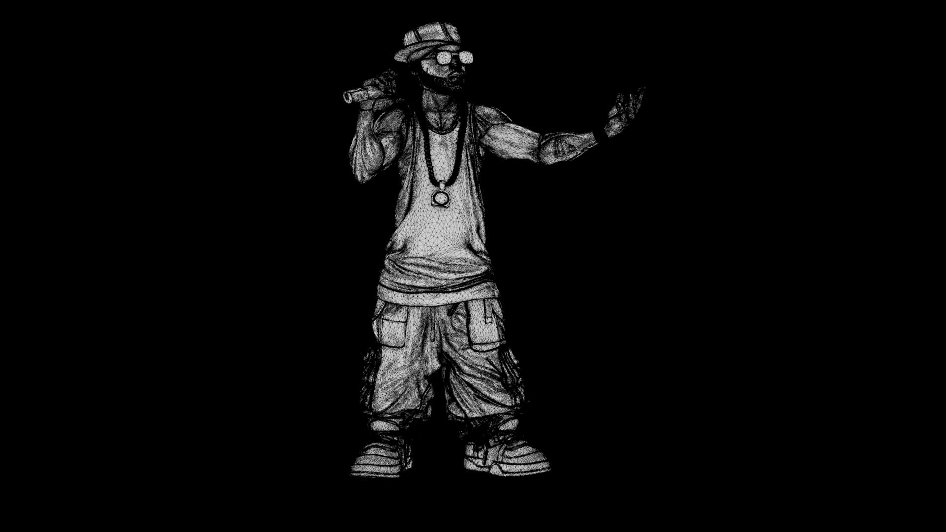 Rapper 3D Model 3D Model
