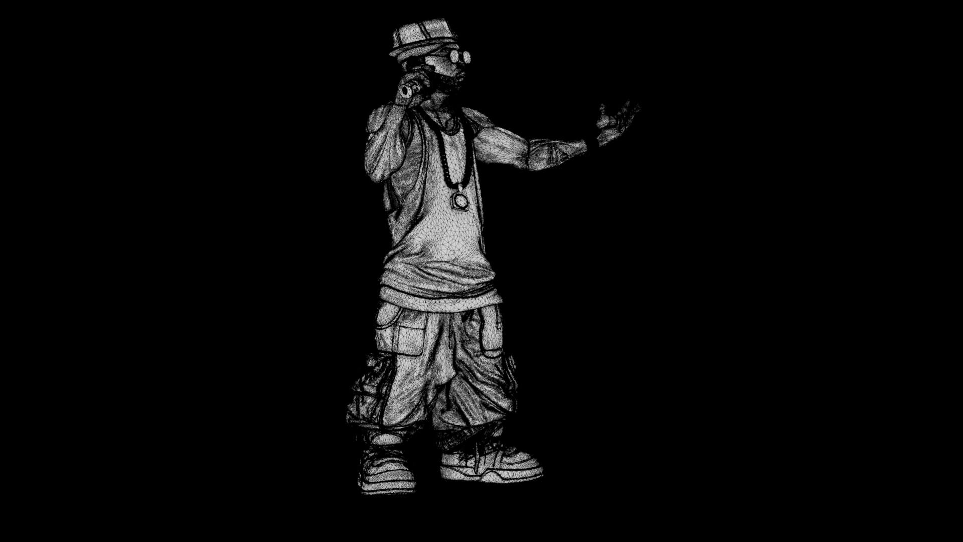 Rapper 3D Model 3D Model