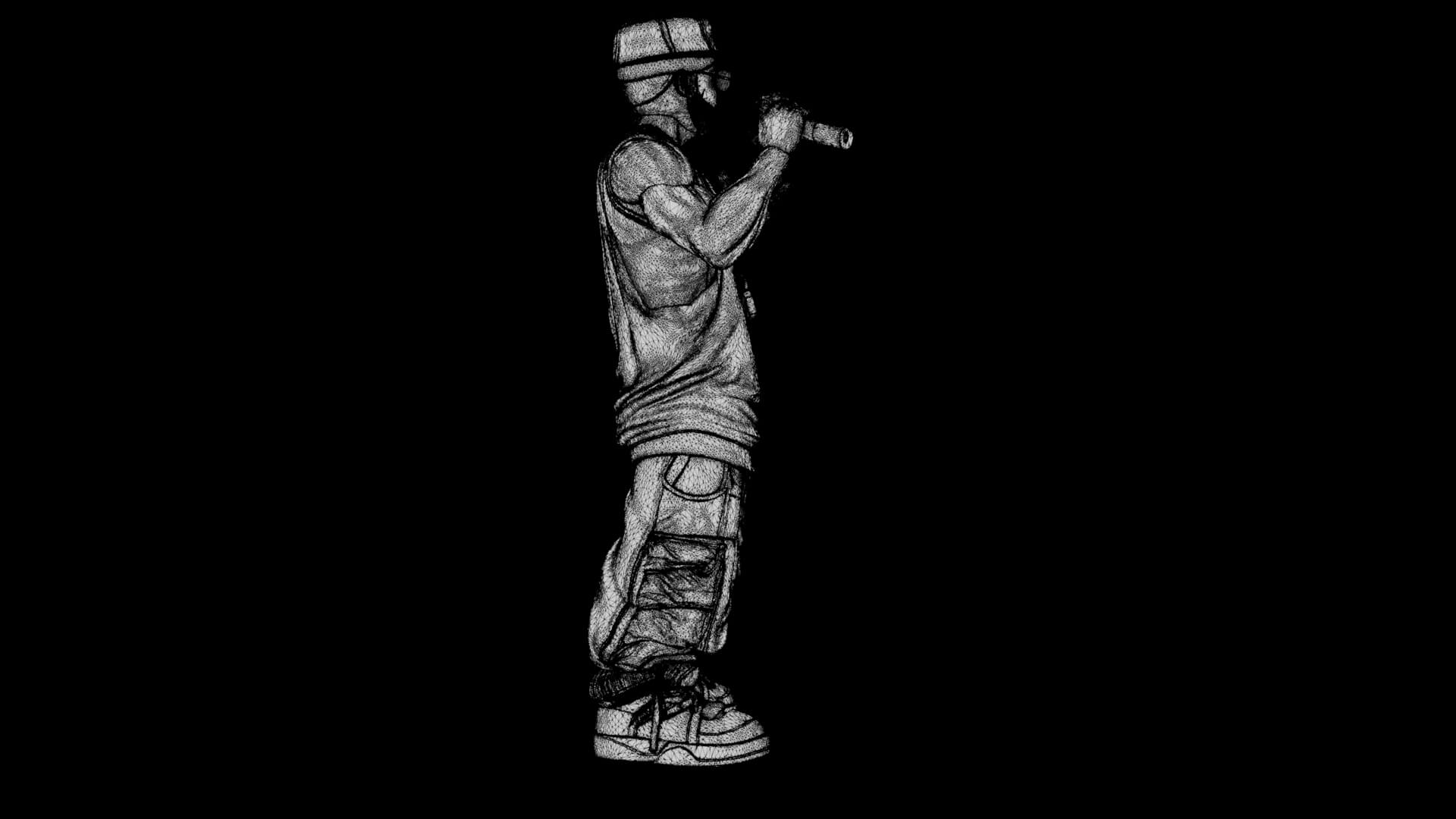 Rapper 3D Model 3D Model