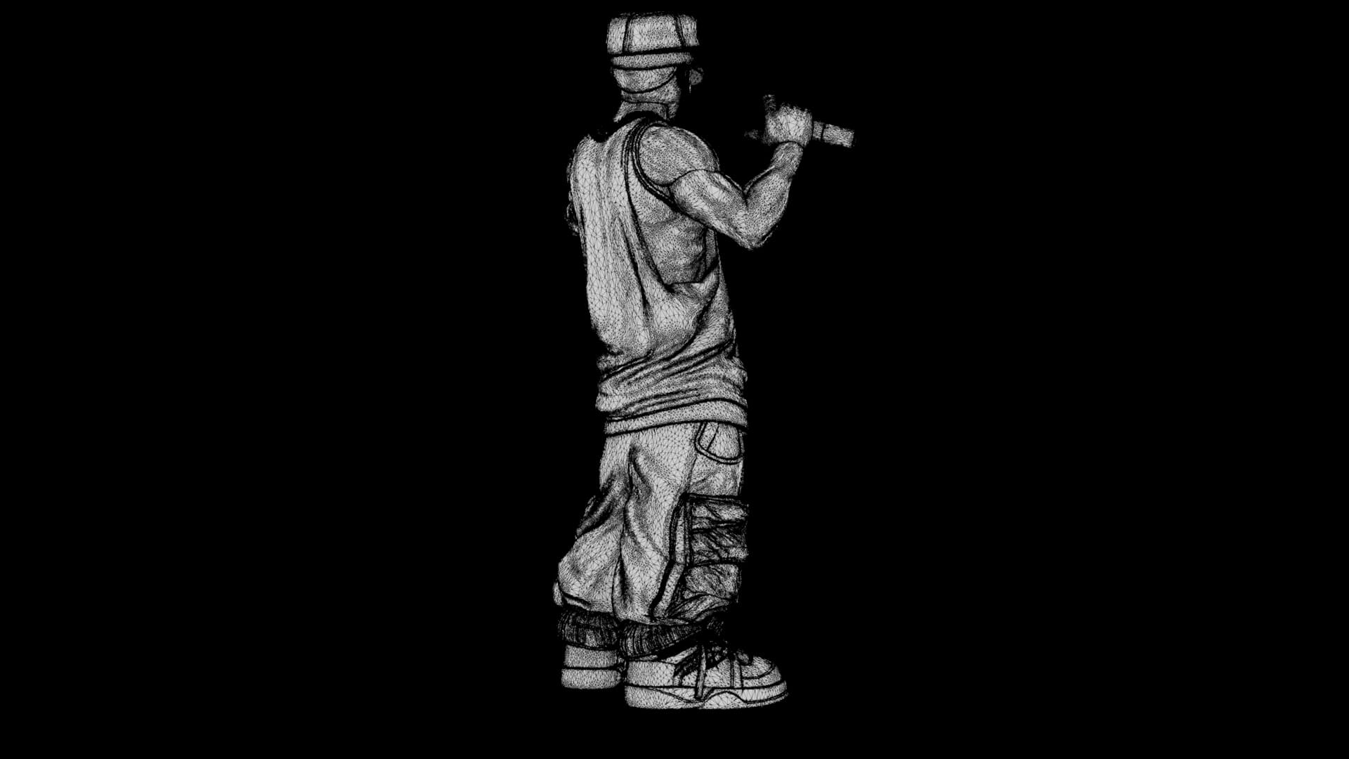 Rapper 3D Model 3D Model