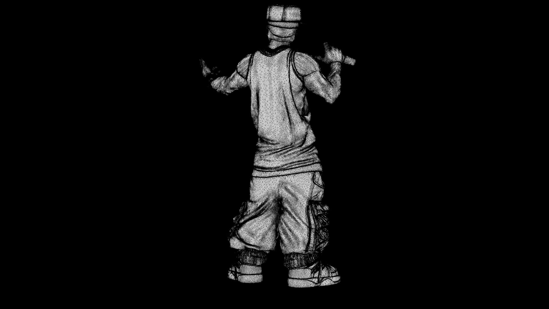 Rapper 3D Model 3D Model