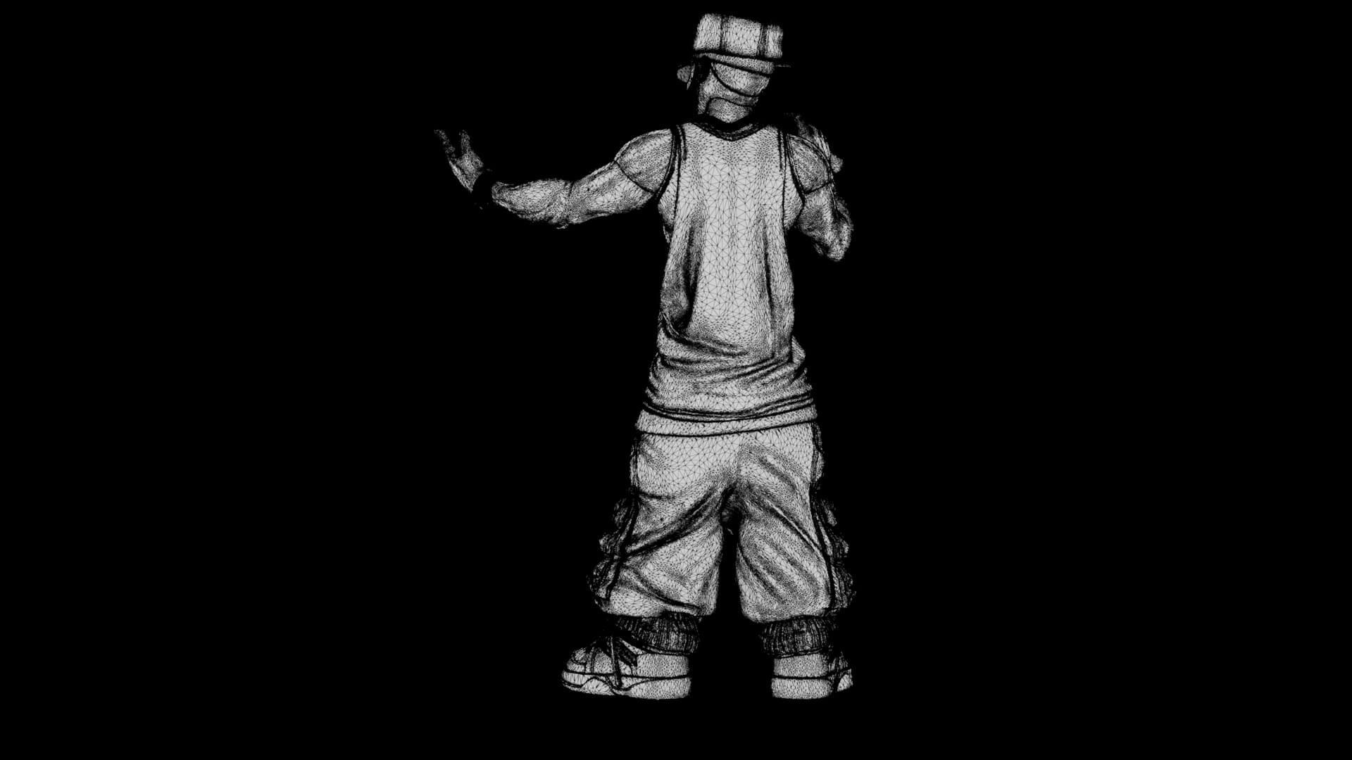 Rapper 3D Model 3D Model