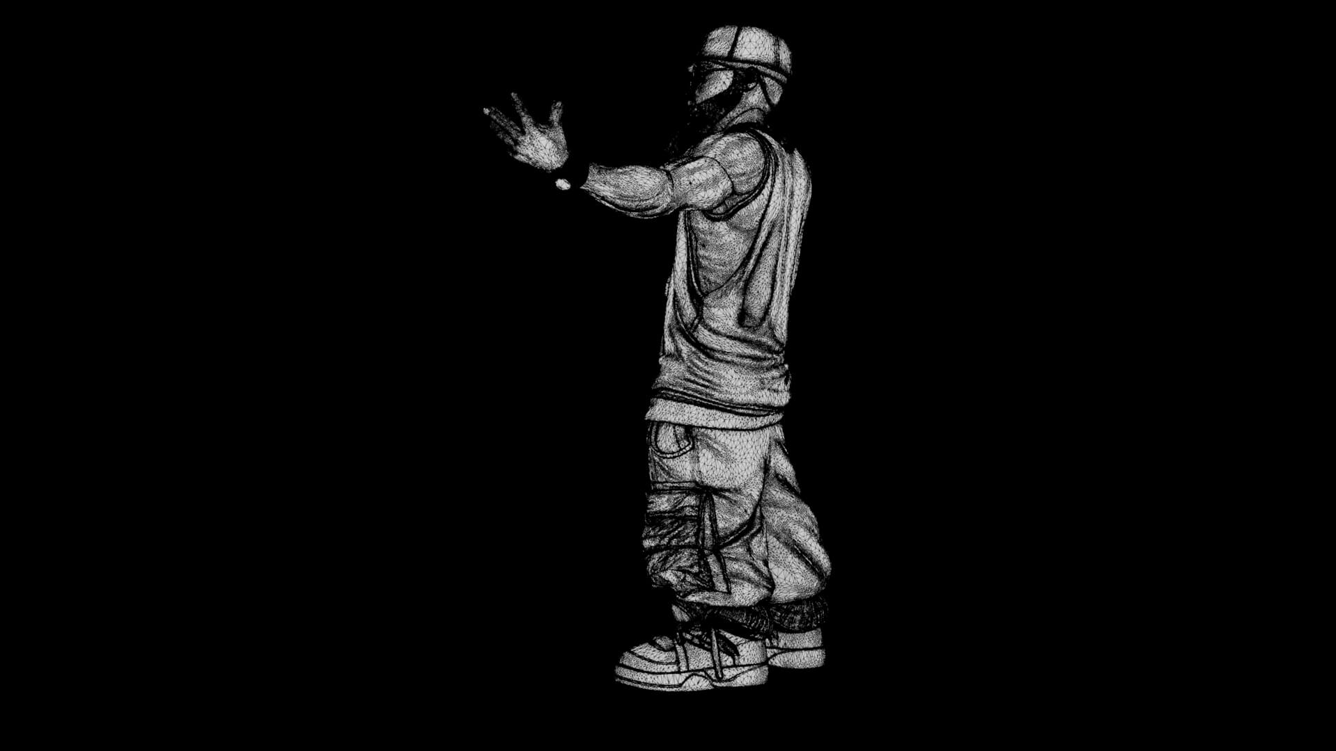 Rapper 3D Model 3D Model