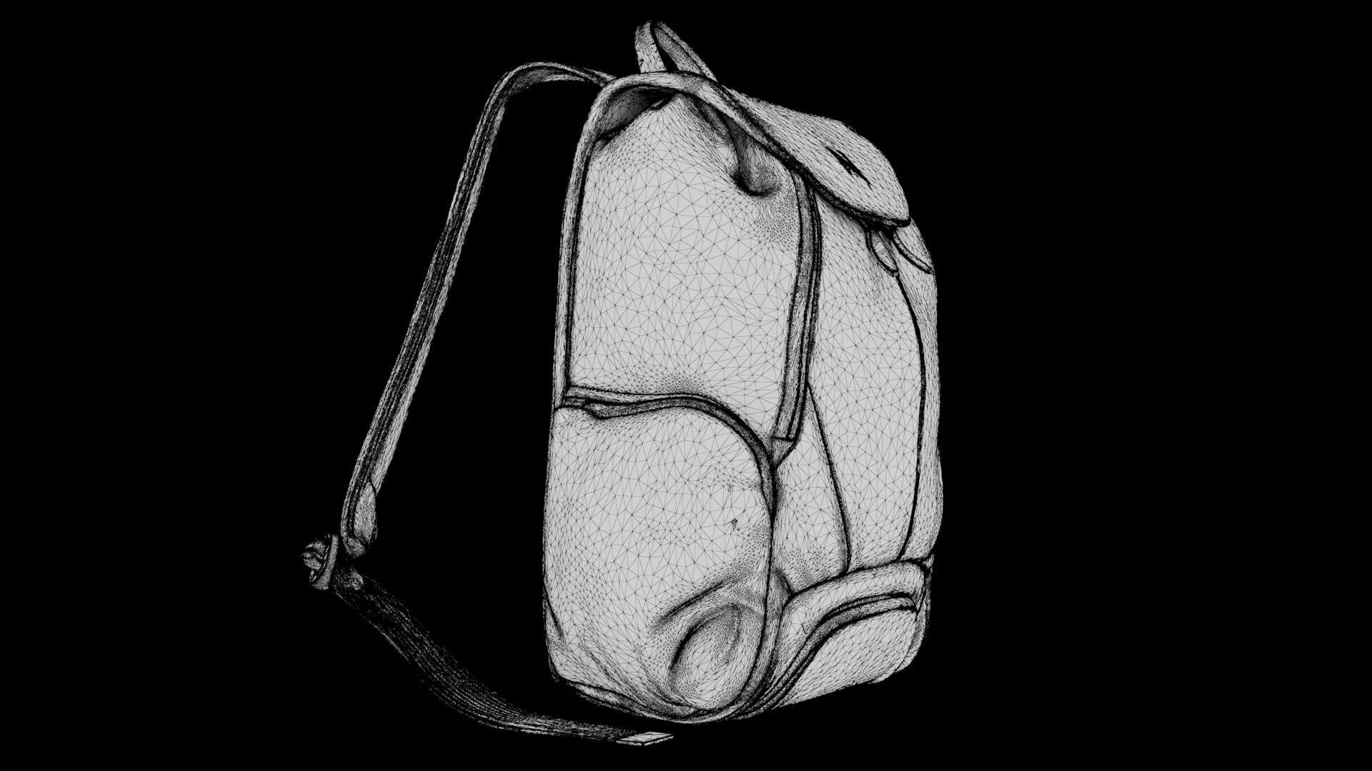 Rubberized Backpack 3D Model