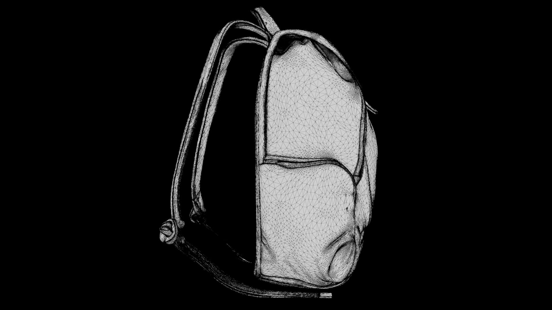 Rubberized Backpack 3D Model