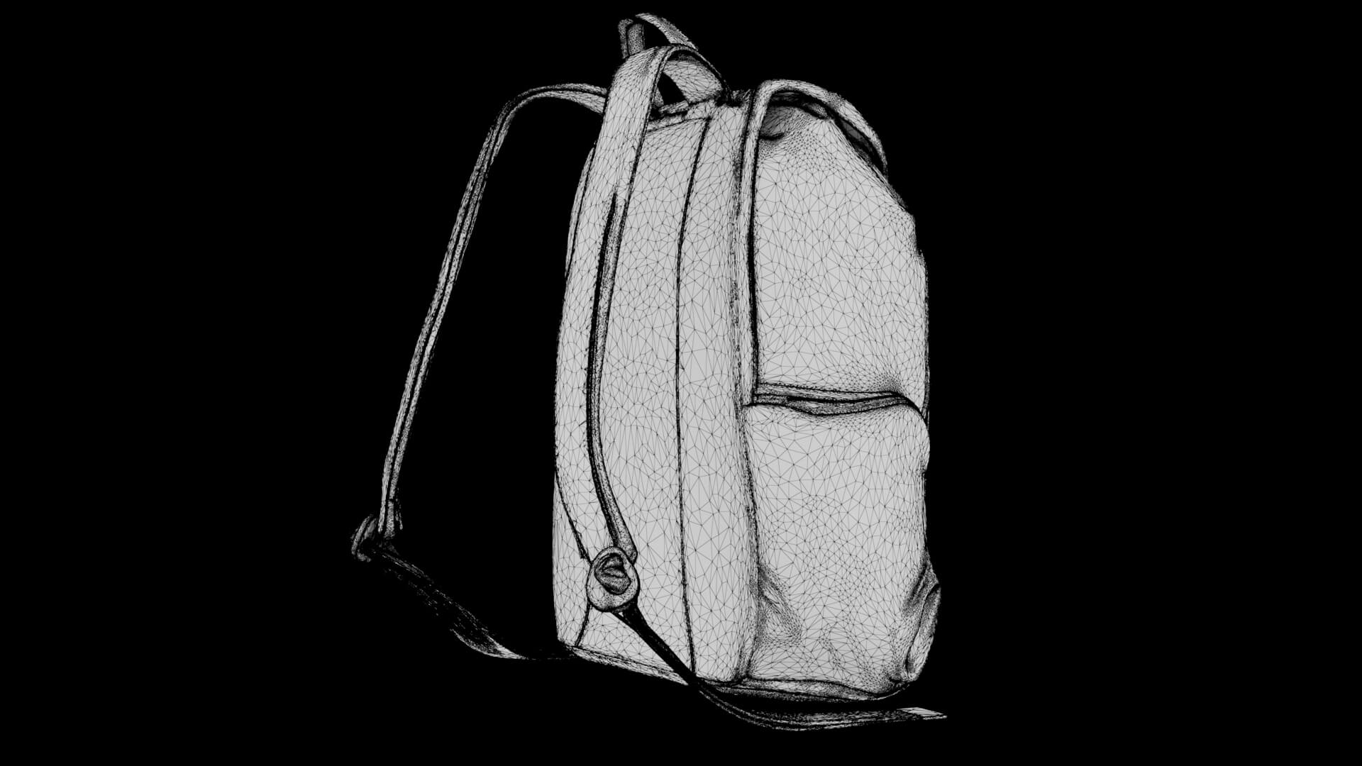 Rubberized Backpack 3D Model