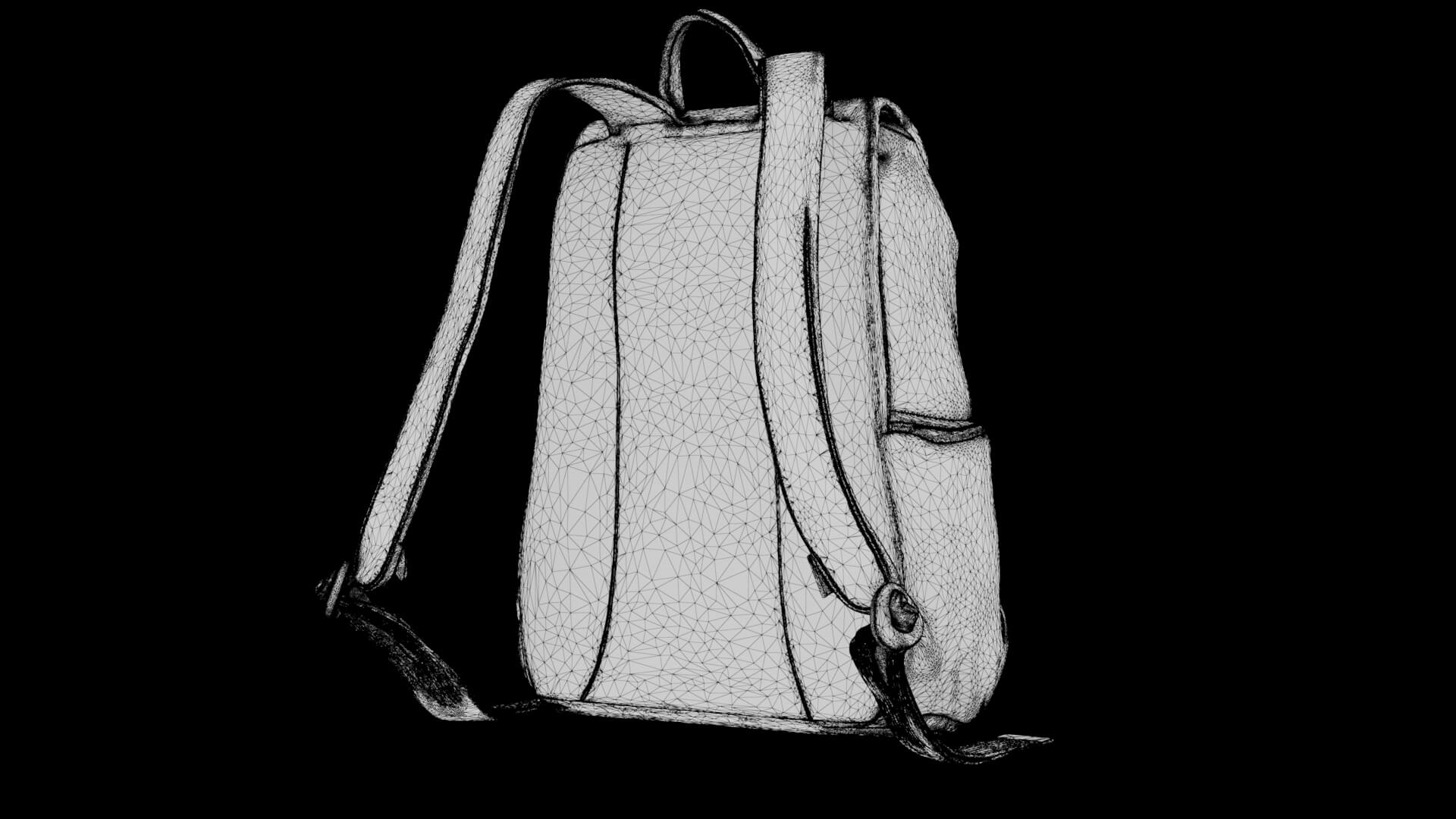 Rubberized Backpack 3D Model