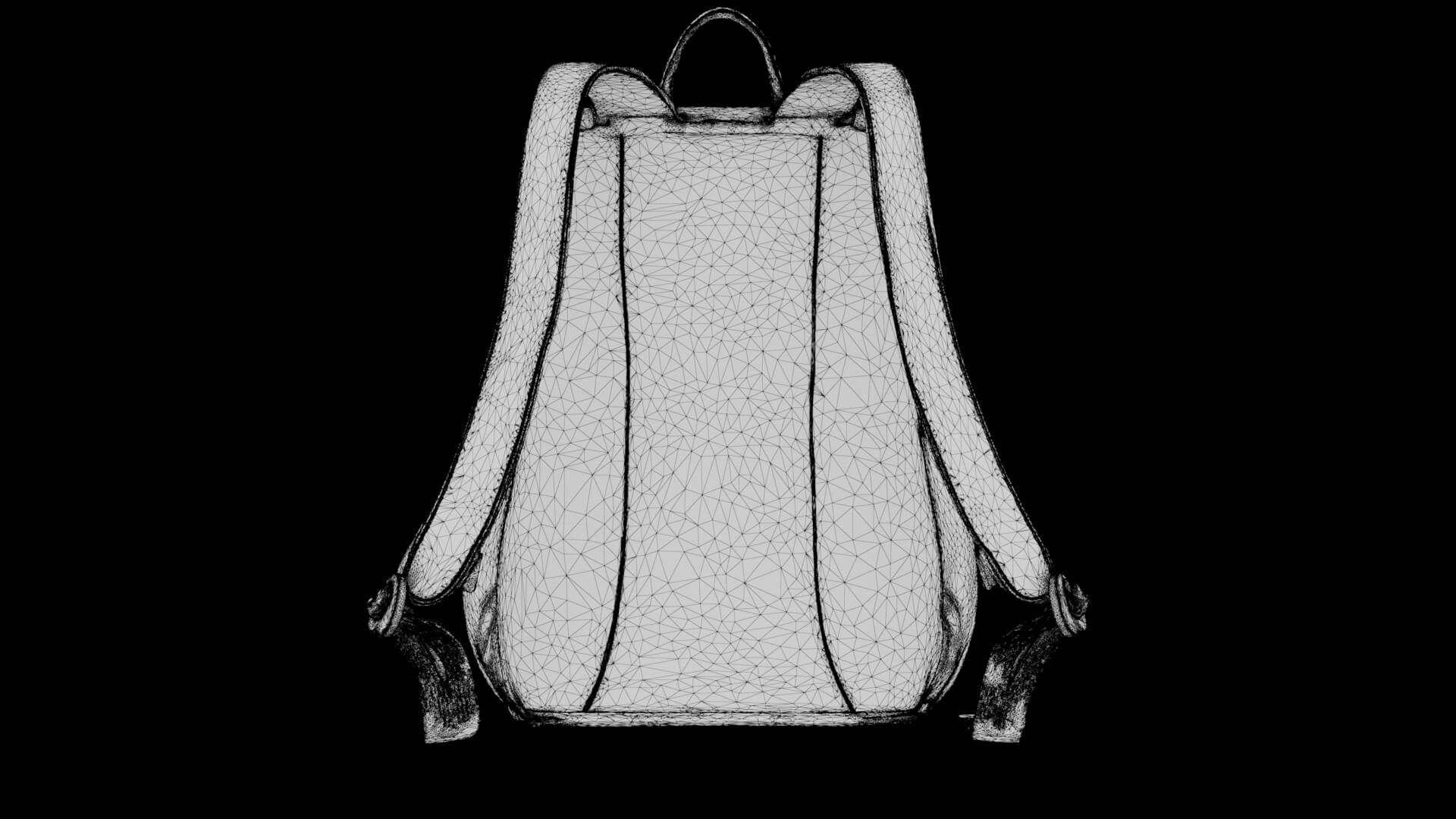 Rubberized Backpack 3D Model