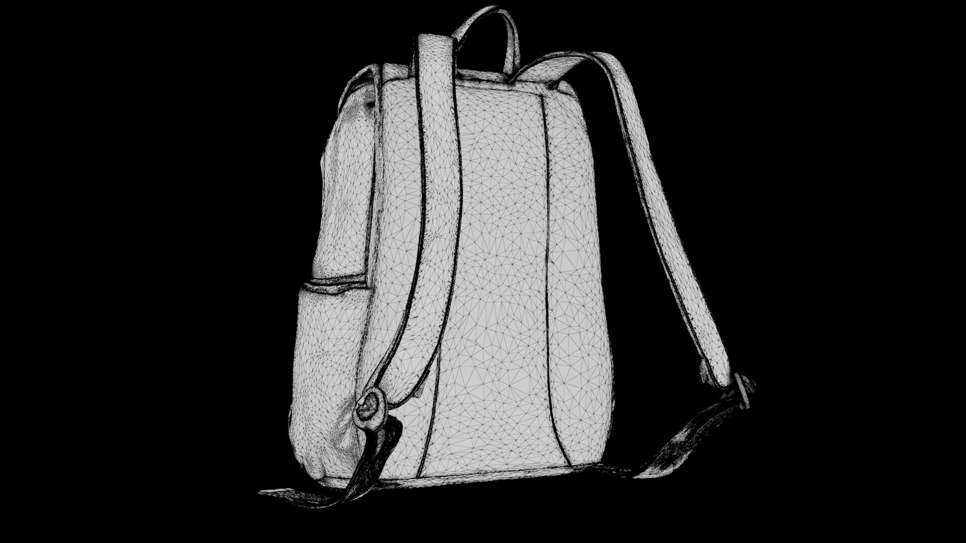 Rubberized Backpack 3D Model