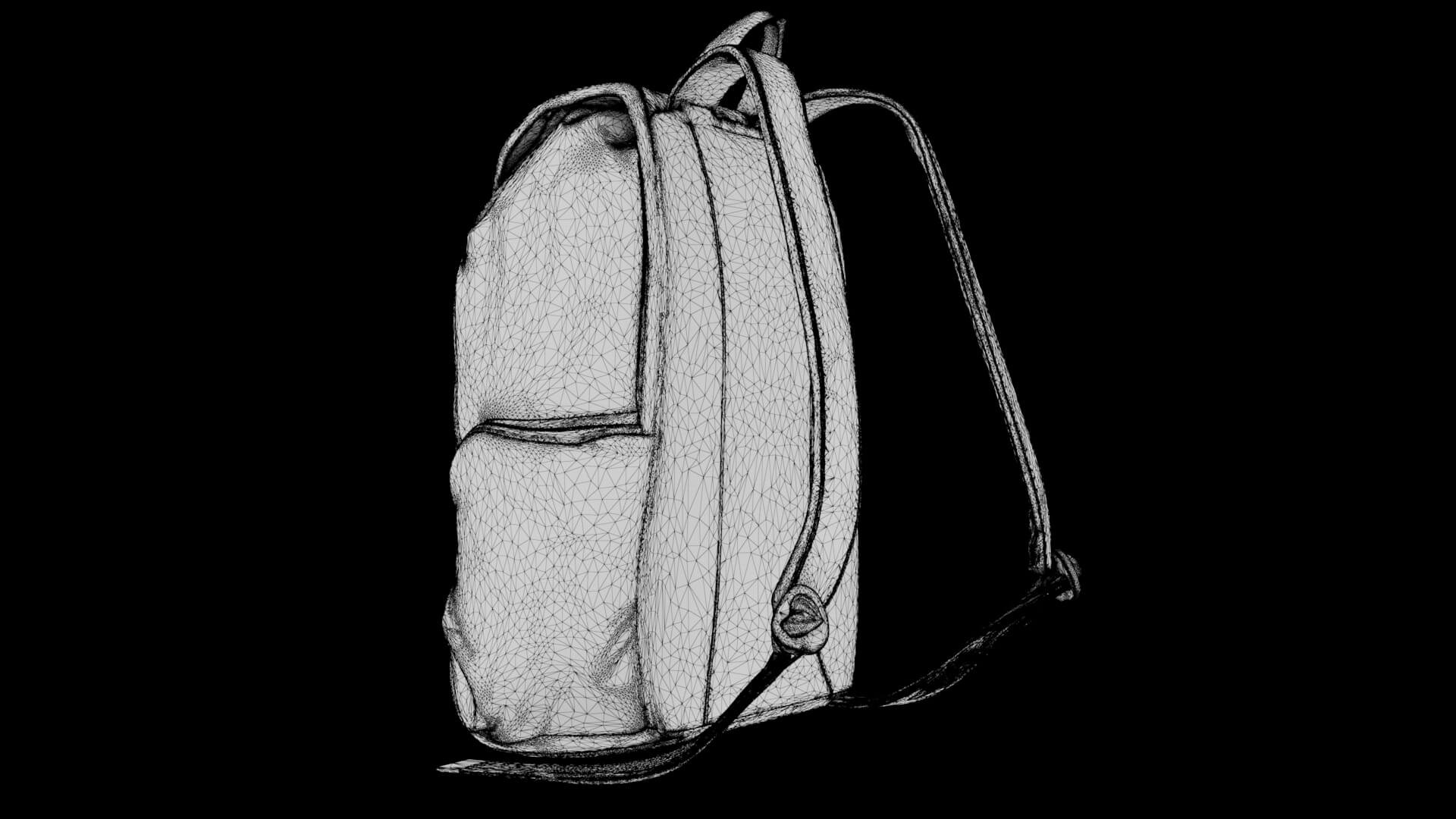Rubberized Backpack 3D Model