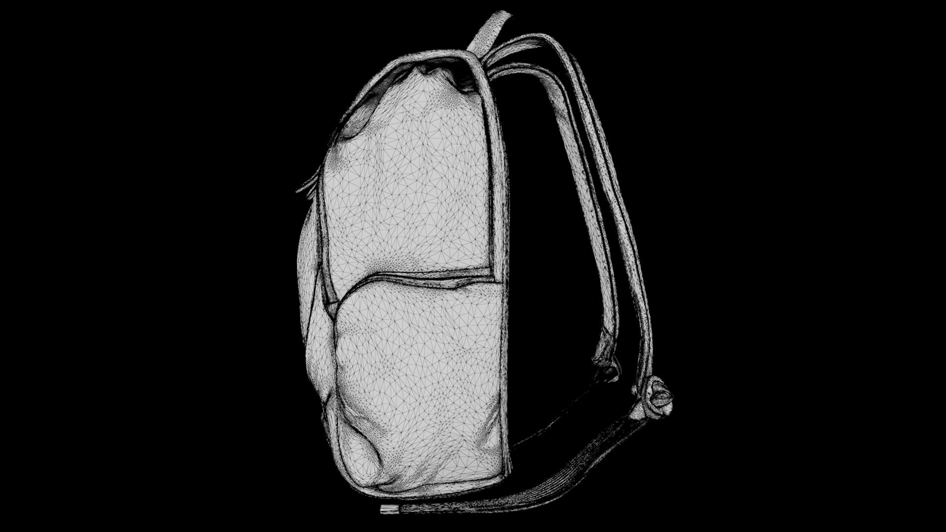 Rubberized Backpack 3D Model