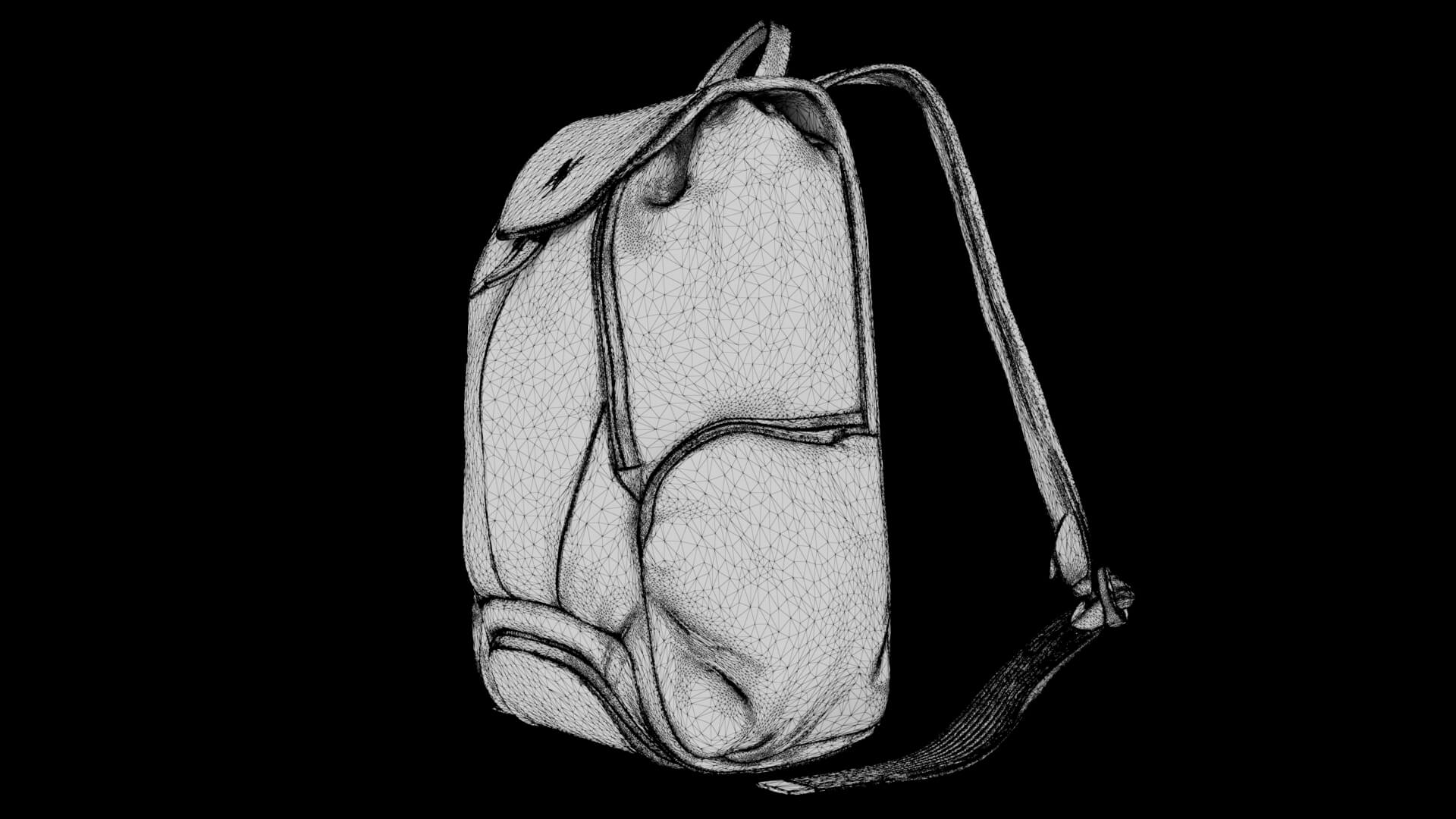 Rubberized Backpack 3D Model