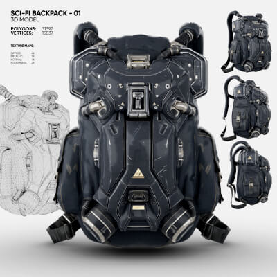 Sci-Fi Backpack 01