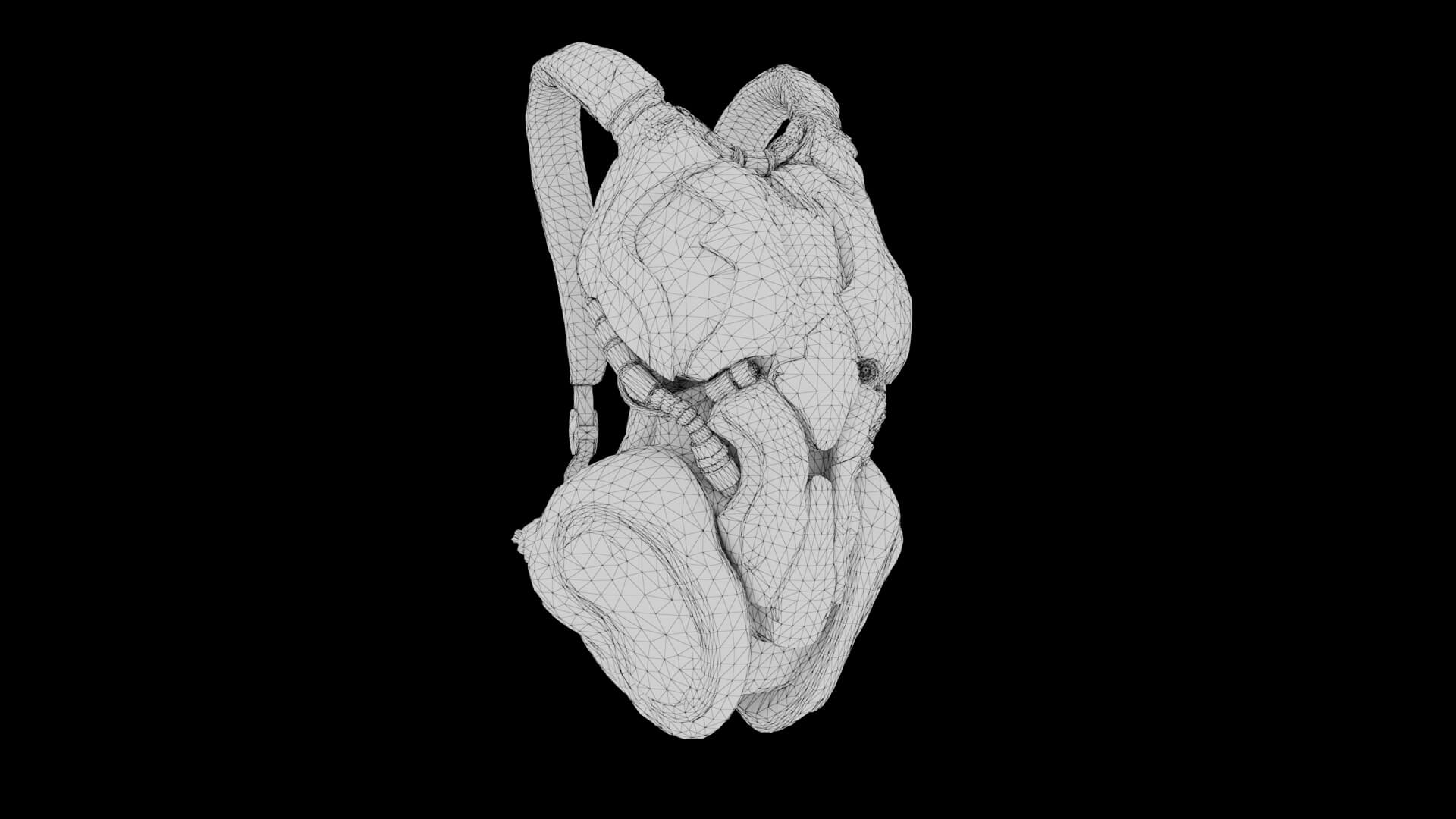Sci-Fi Backpack 02 3D Model