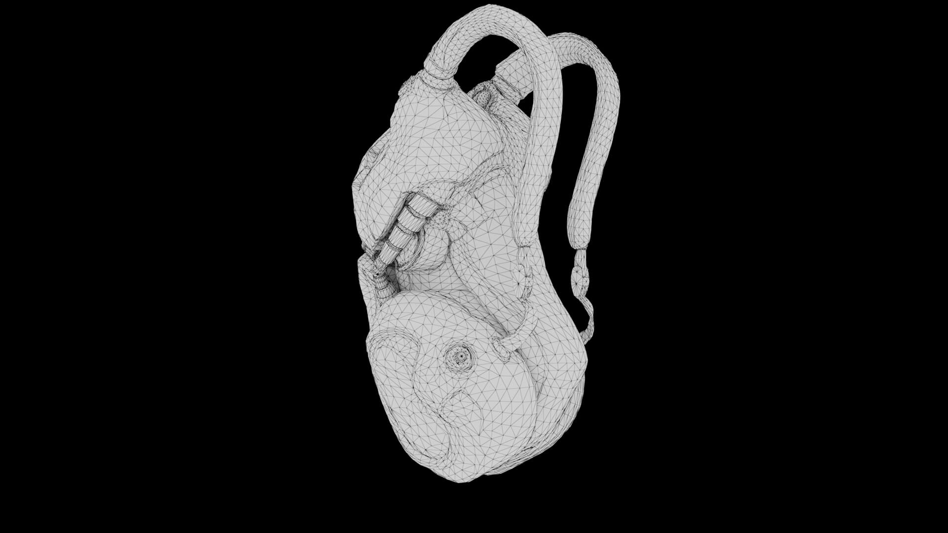 Sci-Fi Backpack 02 3D Model