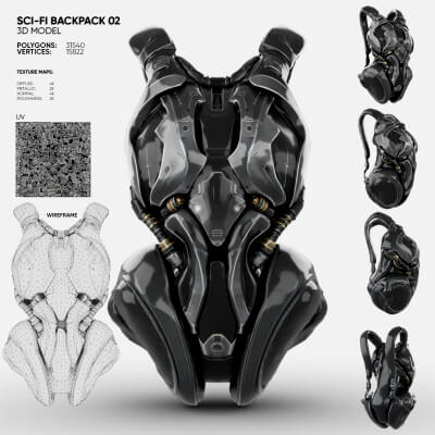 Sci-Fi Backpack 02