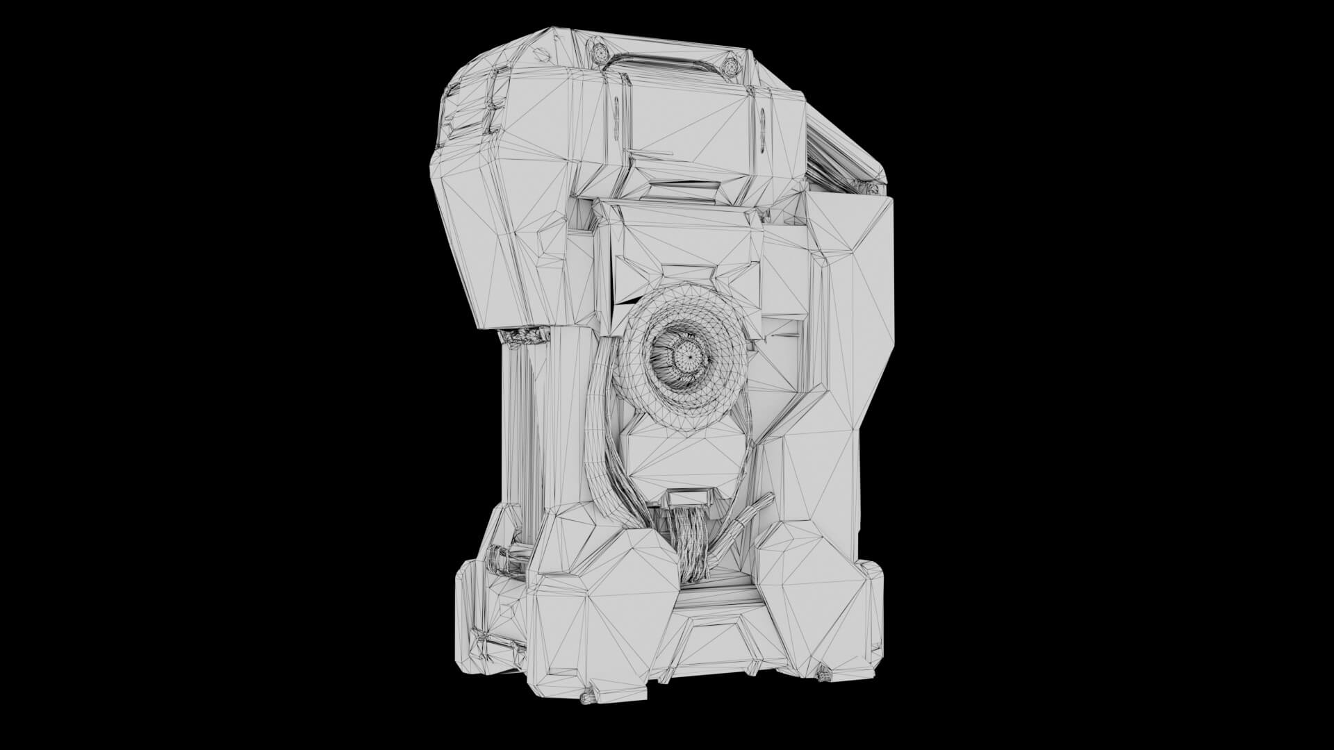 Sci-Fi Computer 3D Model 3D Model