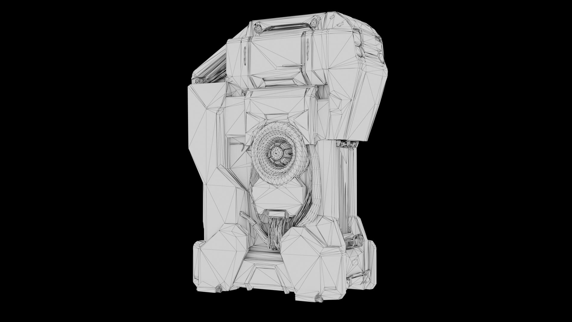 Sci-Fi Computer 3D Model 3D Model