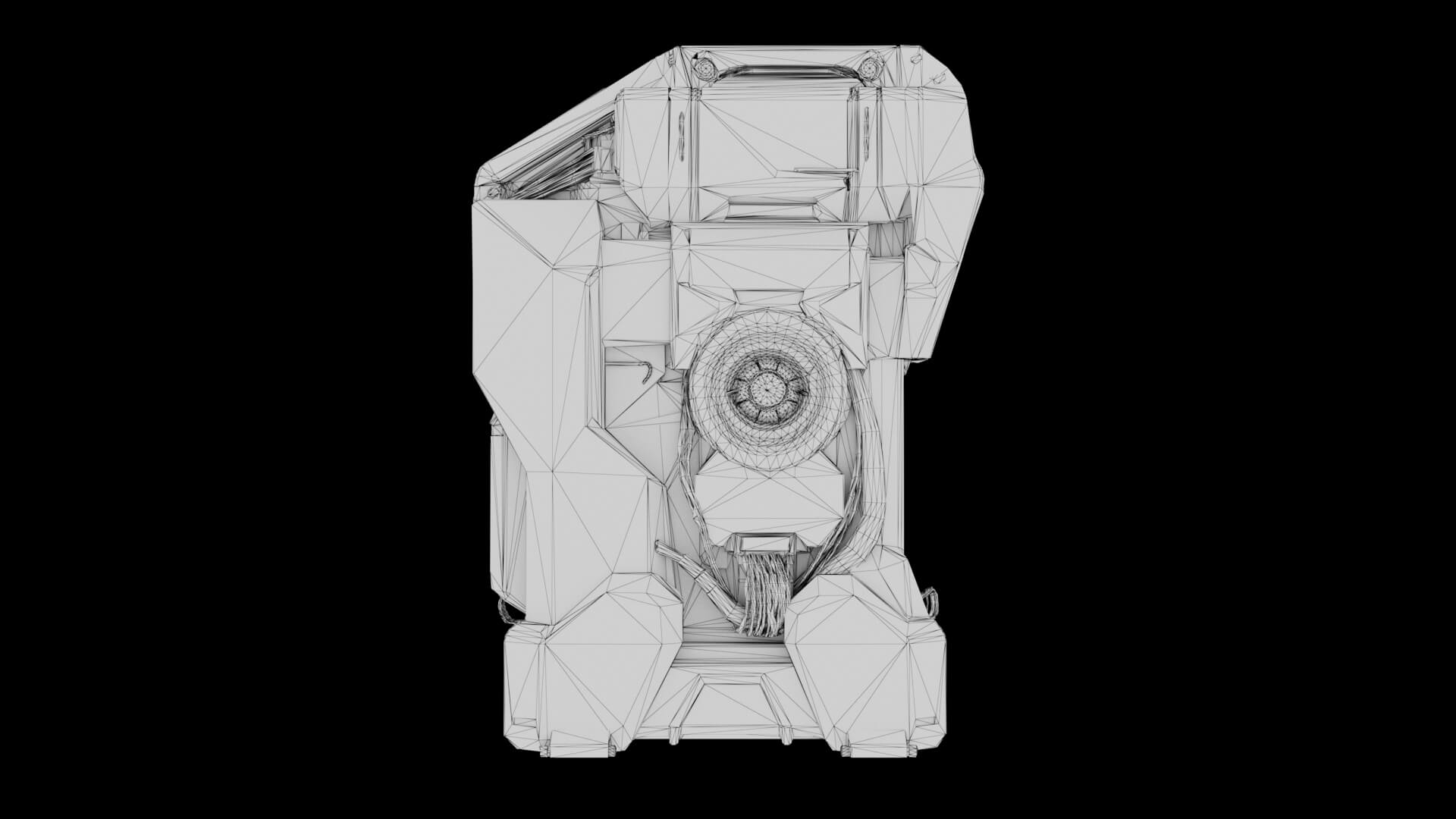 Sci-Fi Computer 3D Model 3D Model