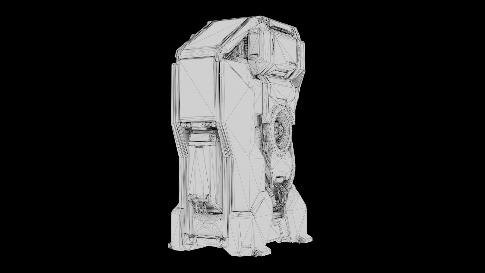 Sci-Fi Computer 3D Model 3D Model