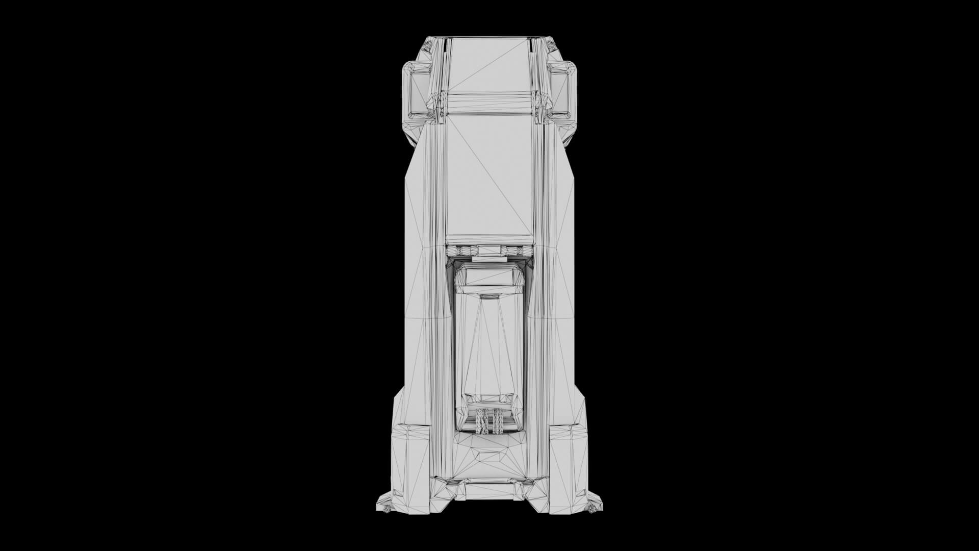 Sci-Fi Computer 3D Model 3D Model