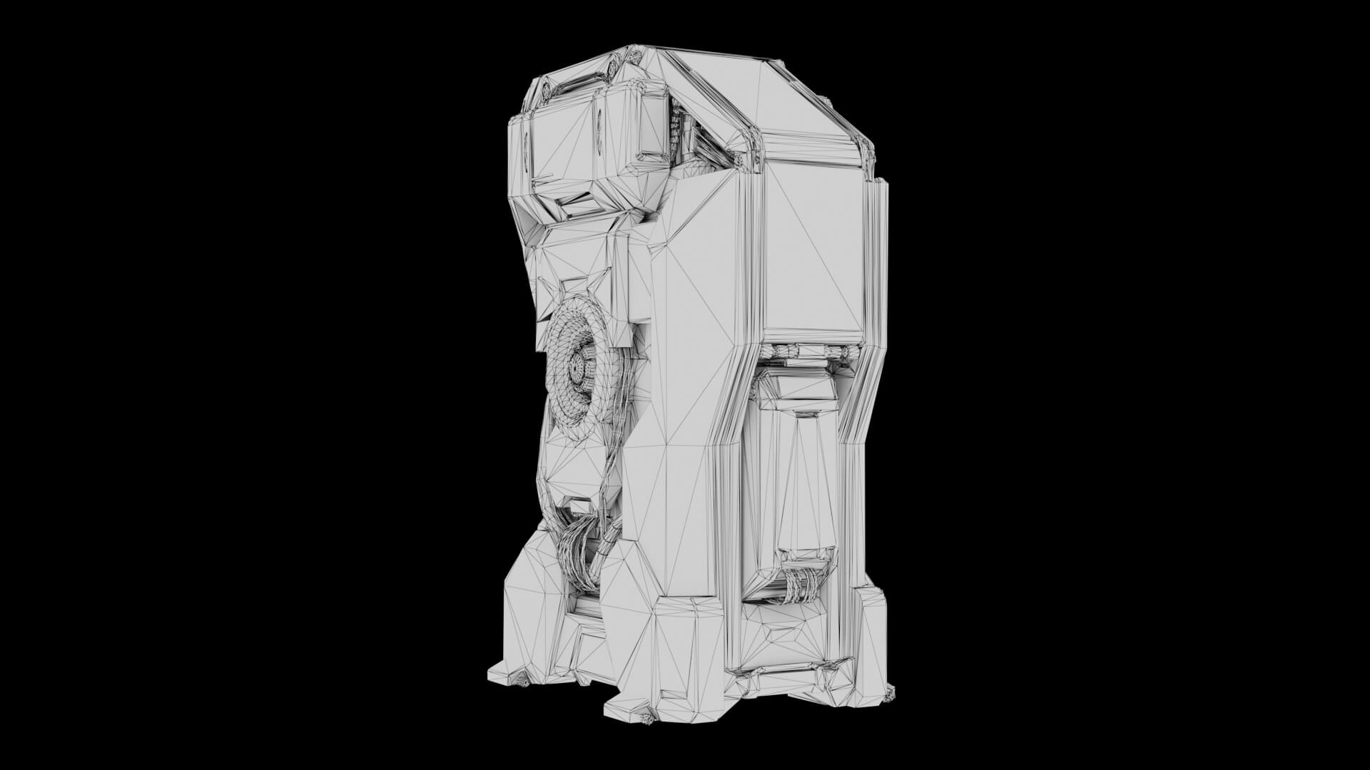 Sci-Fi Computer 3D Model 3D Model
