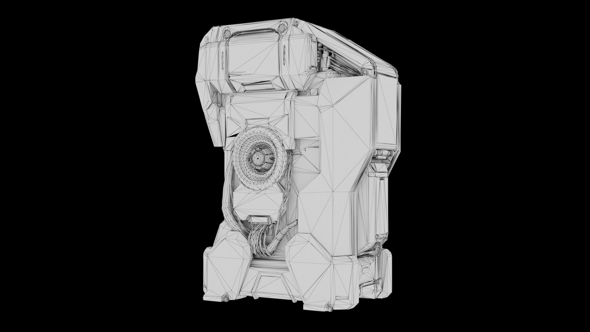 Sci-Fi Computer 3D Model 3D Model
