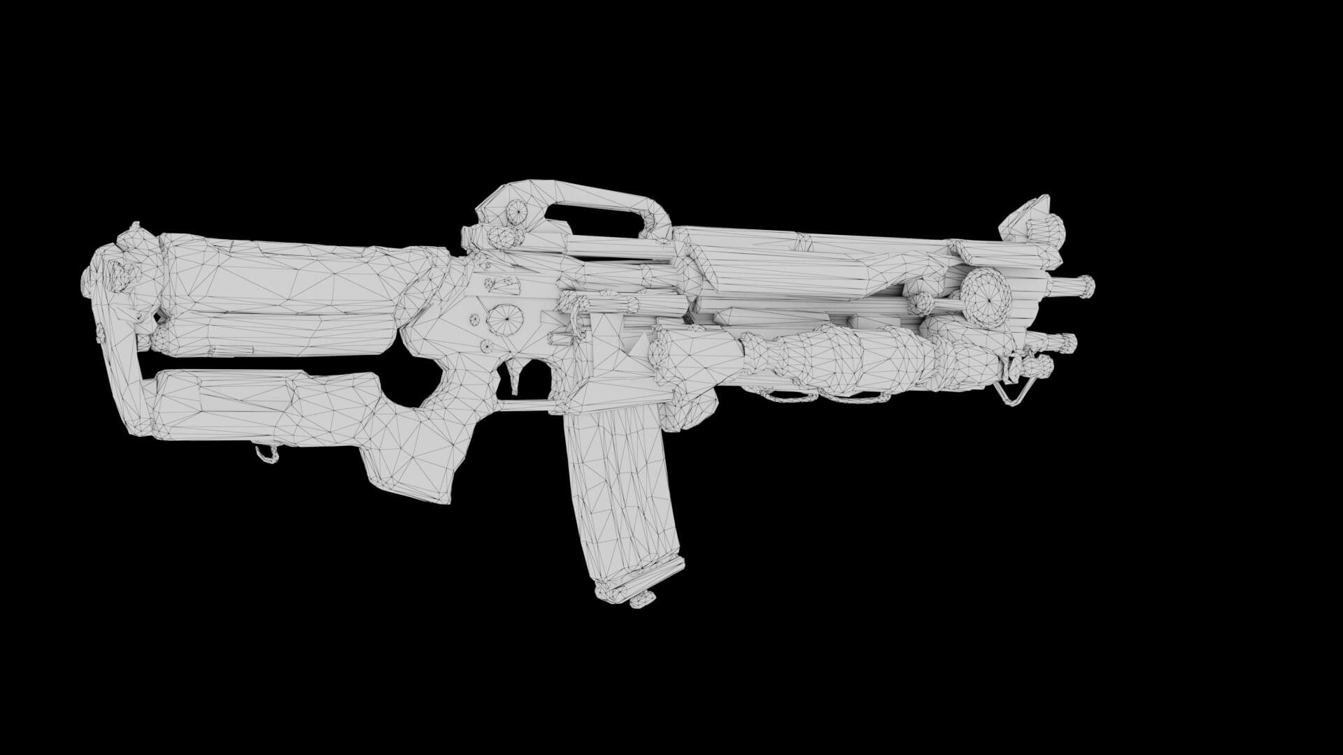 Sci-Fi Weapon - Aether Requiem 3D Model