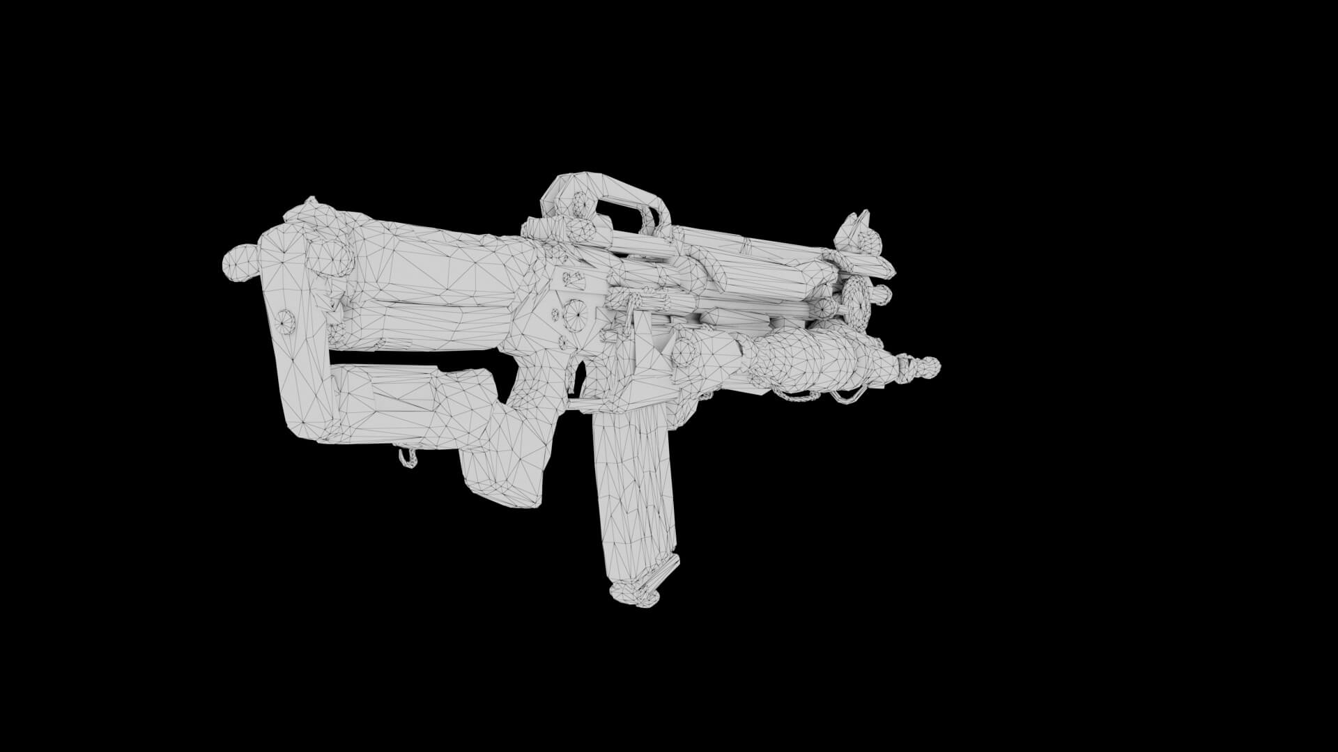Sci-Fi Weapon - Aether Requiem 3D Model