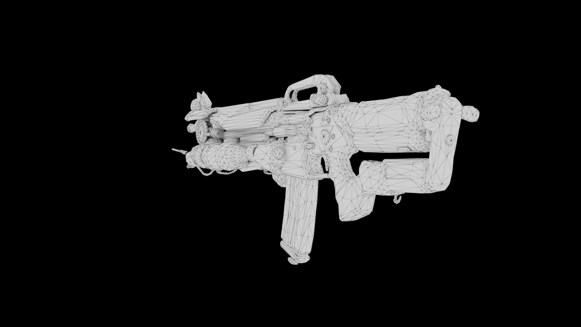 Sci-Fi Weapon - Aether Requiem 3D Model