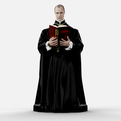 Sculpture of Machiavelli