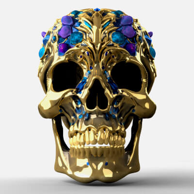 Skull Sculpture