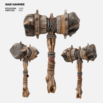 Sledgehammer 3D Model