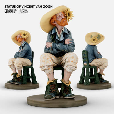 Statue of Vincent van Gogh