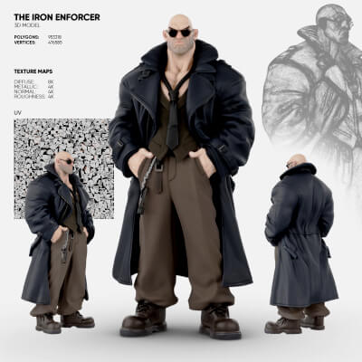 The Iron Enforcer 3D Model