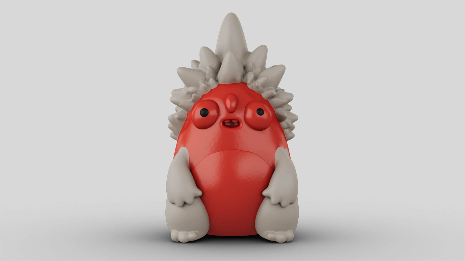 Toy - Coral Puffling - 3D Model 3D Model