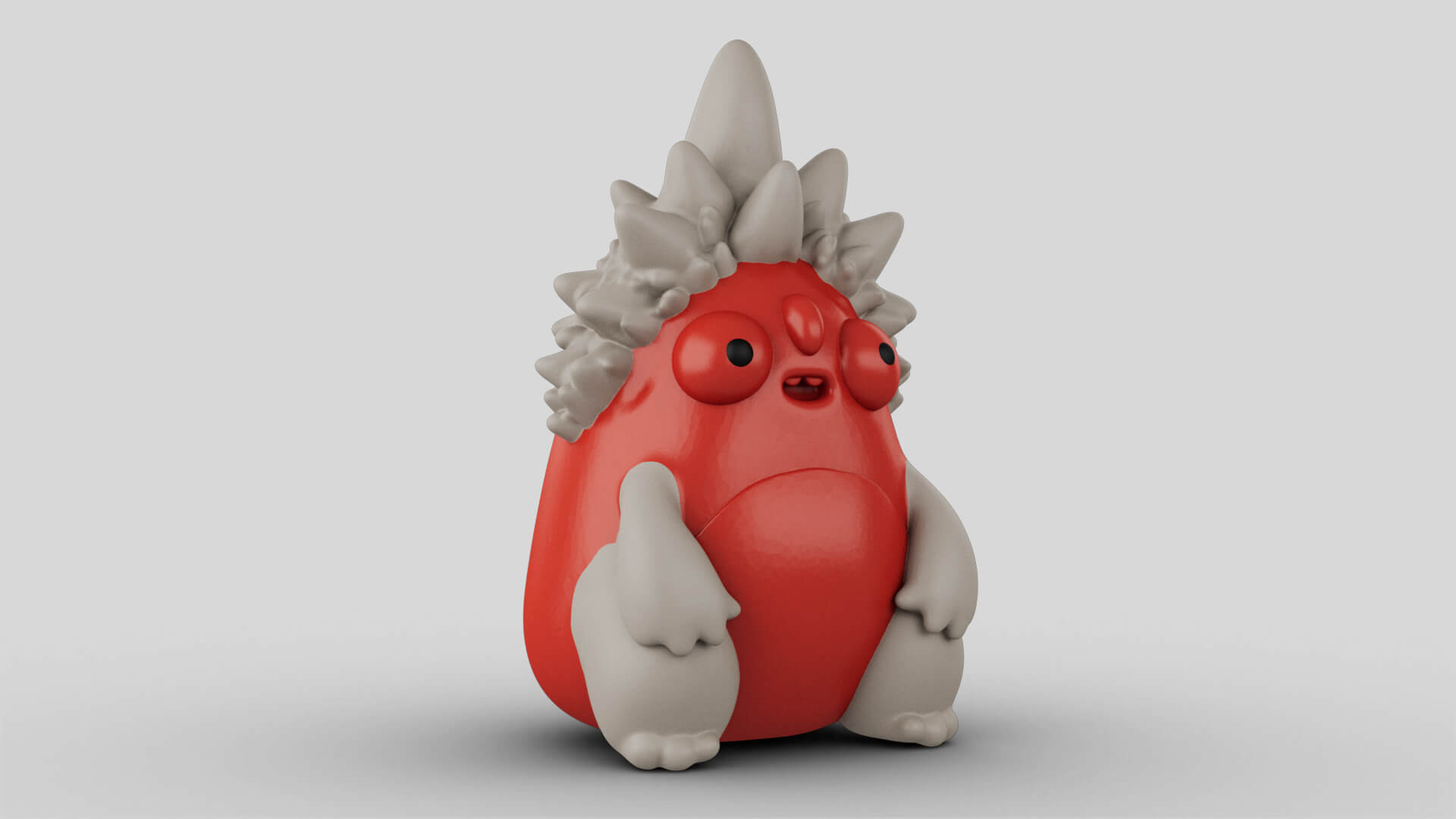 Toy - Coral Puffling - 3D Model 3D Model