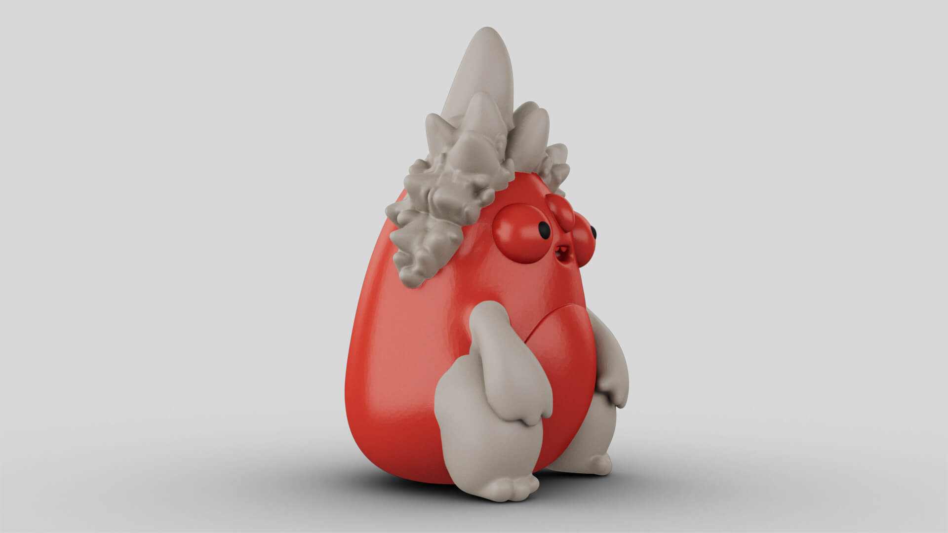 Toy - Coral Puffling - 3D Model 3D Model